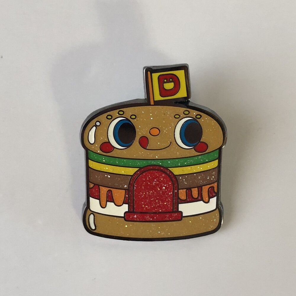 Loungefly Hello Sanrio Hamburger Diner Chase Enamel Pin Blind Box Rare